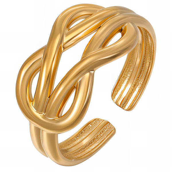 Knot Twist Gold Ring