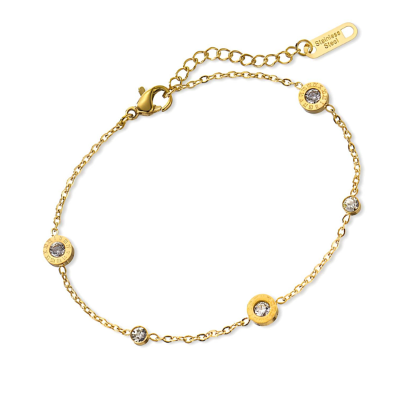Diamante Roman Gold Bracelet
