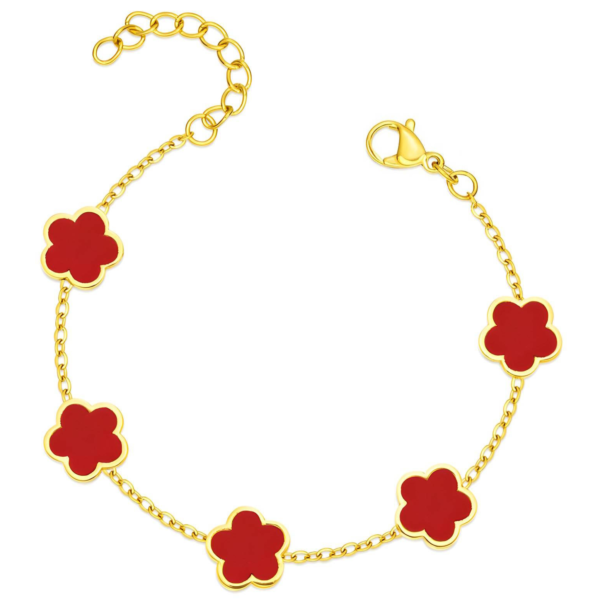 Clover Charm R&G Bracelet