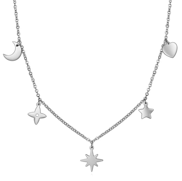 Moonlit Dreams Stainless Steel Necklace
